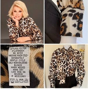 Joan Rivers long sleeve blouse